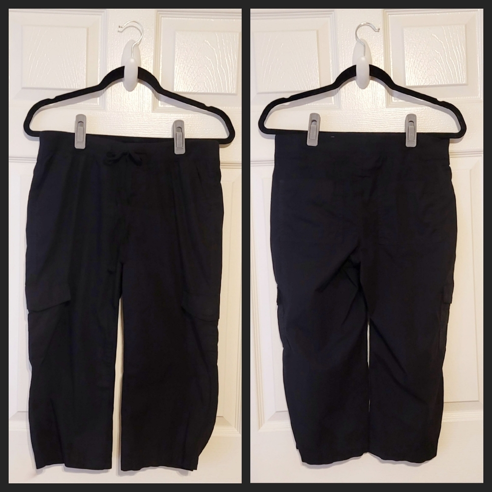 Womens Cargo Black Pants